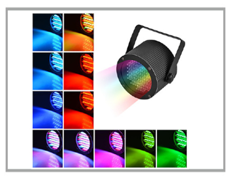 ShopUSA- LED Stage Light 86 Pearl Par Light Full Color Staining