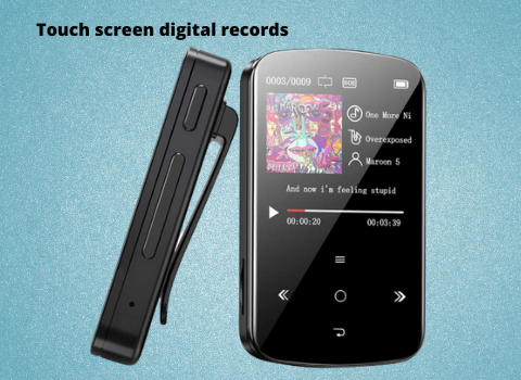 Touch screen digital records