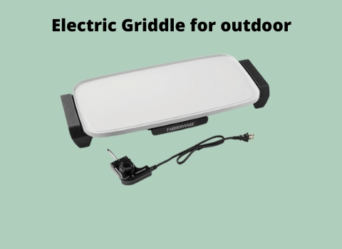 Electric Griddle for Outdoor