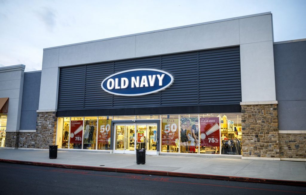 Shopping at Old Navy