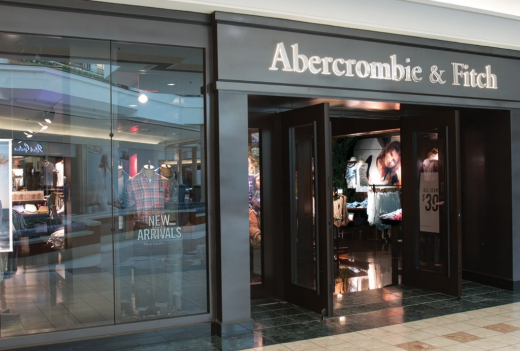 Shopping at Abercrombie and Fitch