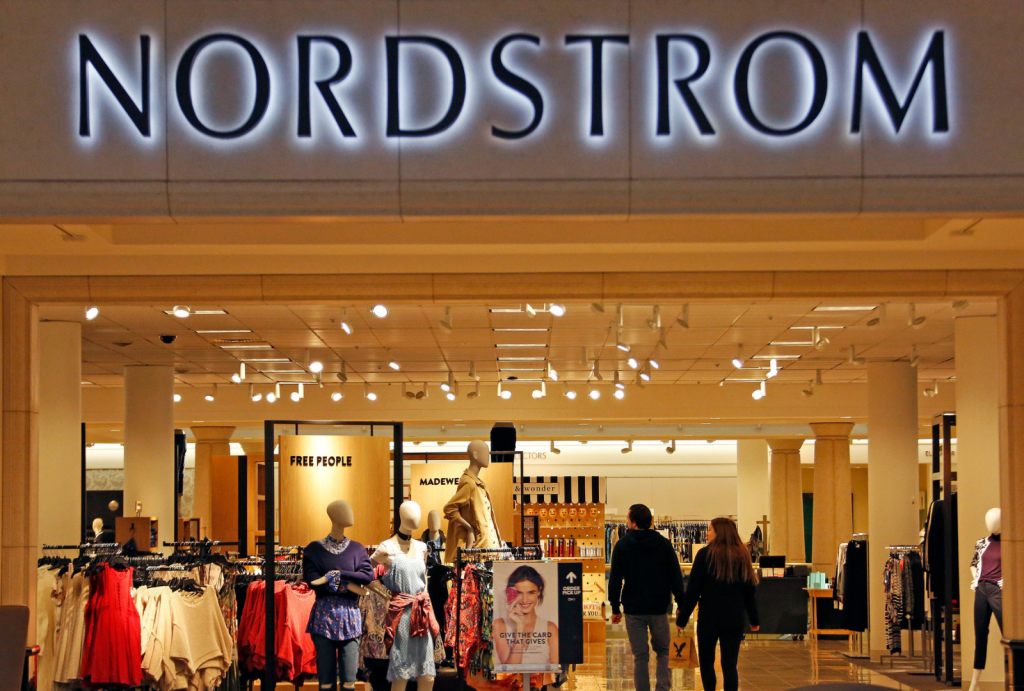 Nordstrom famous web stores in USA