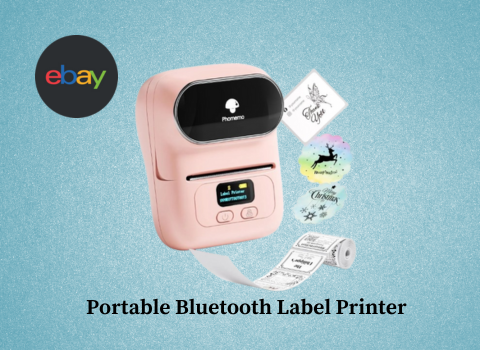 Portable Bluetooth Label Printer 2- ShopUSA